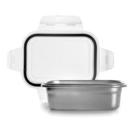 Ibili Fiambrera Rectangular Acero Inoxidable 600 ml Tapa Hermética Plástico Apta Microondas Precio: 8.94999974. SKU: B1DP4C3CKT