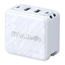 AVERMEDIA GC313Pro Cargador GaN 100W con USB Tipo C Carga Rápida Power Delivery 3.0 Blanco Cable 2m Precio: 143.49999961. SKU: B1DNZLY95S