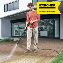 Kärcher Set de acoplamiento rápido compatible con todas las máquinas, excepto modelos con carrete, incluye empuñadura, manguera 7.5m y adaptador