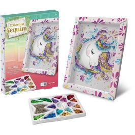 Unicornio - ilustración con lentejuelas Unicornio - ilustración con lentejuelas