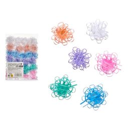 Pvc 72 Lazos Visillo 6 Color Pasteles 5,8Cm Pincello (12 Unidades)