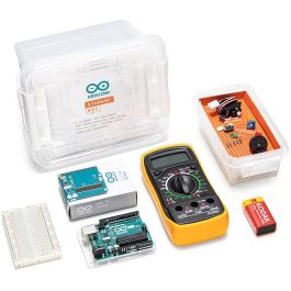 Arduino AKX00025 Education Student Kit para aprender electrónica y programación | Certificado CE, FCC, REACH, UKCA con funda y pilas