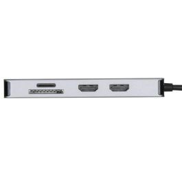 Targus DOCK423EU Base para Portátil y Replicador de Puertos Alámbrico USB 3.2 Gen 1 Type-C Plata 100W Power Delivery