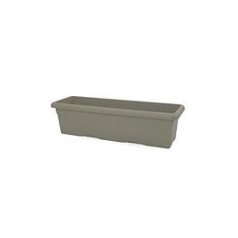 Jardinera rectangular PLASTIKEN - 60 X 33 cm - Taupe