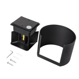 Aplique LED Exterior 2x5W 100Lm/W IP65 Negro 4000K HO-APL07-IP65-B-W