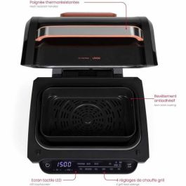 Livoo Freidora y Grill sin Aceite DOC305 - 6 L - 1500-1700 W - 2 en 1 - 8 Programas - 4 Niveles de Calentamiento