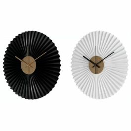 Reloj Pared Moderno DKD Home Decor Negro Blanco 4 x 30 x 30 cm (2 Unidades) Precio: 18.85422. SKU: S3026700