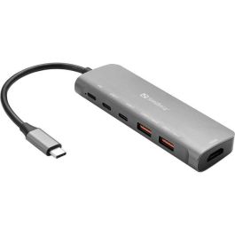Sandberg USB-C Dock HDMI + 2xUSB-A + 2xUSB-C + PD100W para Portátil con Carga Rápida Precio: 42.50000007. SKU: B1KMW9MDT6