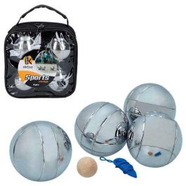Juego petanca metal 4 bolas en maletin. 16x7x17cm Juego petanca metal 4 bolas en maletin. 16x7x17cm