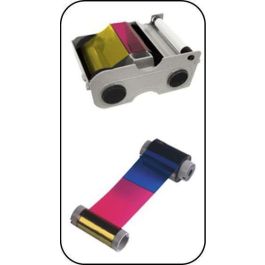 Evolis Half Panel YMCKO Color Ribbon, 400 prints Evolis Half Panel YMCKO Color Ribbon, 400 prints