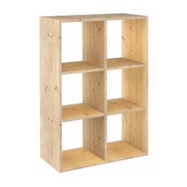 Astigarraga Estantería Modular 6 Cubos Dinamic Pino Macizo 70,8 x 33 x 105,4 cm Precio: 117.69000023. SKU: S7908560