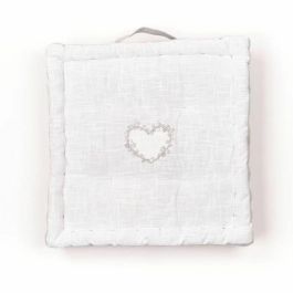 Today TOD1700239379098 Cojín de Suelo Slub x Chambray x Bordado Constance 40 x 40 x 10 cm