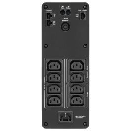 APC BR1600SI Sistema de Alimentación Ininterrumpida (UPS) Línea Interactiva 1,6 kVA 960 W 8 Salidas AC