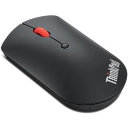 Lenovo ThinkPad Bluetooth Silent Mouse, Inalámbrico, Silencioso, 2400 DPI Ajustable, Bluetooth 5.0, Multi-Dispositivo, Sensor Óptico, Negro