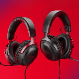 HP Cloud III Auriculares Gaming 7.1 Sonido DTS Headphone:X Inalámbrico USB-C Negro Rojo Over-Ear Cancelación Ruido Micrófono Boom Extraíble