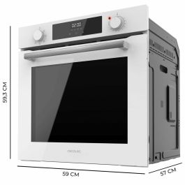 Horno Cecotec Bolero Hexa M226000 Glass White 2800 W 72 L