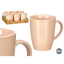 Vessia Jarra Mug Crema de Cerámica 330 ml - Taza Blanca Acabado Brillo 11.5x10.5x8.5 cm (24 Unidades) Precio: 28.58999979. SKU: B1ESFV6KPM
