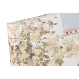DKD Home Decor Cuadro Decorativo Cottage Lienzo MDF Blanco y Verde, 90 x 60 x 3.5 cm (2 Unidades)