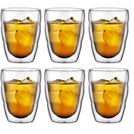 Bodum BOD0699965199197 Juego de 6 Vasos Térmicos Pilatus Doble Pared 0,25 l Transparentes Precio: 47.88999952. SKU: B16MZG3RYE