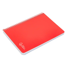 Liderpapel Cuaderno Espiral A4 Witty Tapa Dura 80 Hojas 90gr Rayado Horizontal Con Margen Rojo