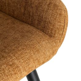 Taburete Marrón Tejido-Metal Salón 47 X 47 X 93 cm