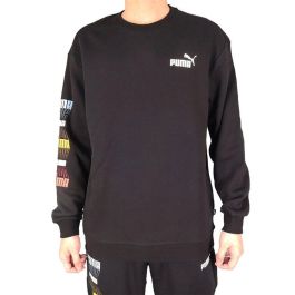 Sudadera con Capucha Hombre Puma Puma Repeat Graphic Crew Negro Precio: 43.94999994. SKU: B13HCNB42M