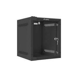 Lanberg WF10-2306-10B Armario Mural Rack 10 Pulgadas 6U, Vidrio Templado, IP20, Hasta 20 KG