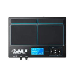 ALESIS SamplePad4 Instrumento de Muestreo y Percusión de 4 Pads con Biblioteca Integrada y Salida USB-MIDI
