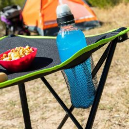 Mesa de Camping Textil Plegable con Funda Cafolby InnovaGoods
