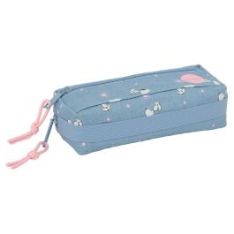 Safta Estuche Portatodo Triple Pequeño Snoopy Con Goma Elástica 85x220x60 mm