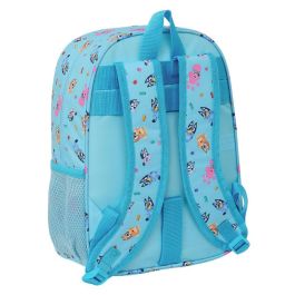 Safta Mochila Escolar Infantil Colección Bluey para Niños y Niñas Adaptable a Carro con Medidas: Alto 340 mm, Ancho 110 mm, Fondo 260 mm