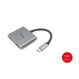 EQUIP ADAPTADOR USB-C MACHO A 2 HDMI HEMBRA 4K Precio: 58.49999947. SKU: S7801717