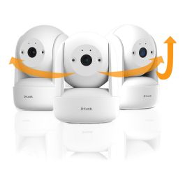 D-Link Cámara Videovigilancia DCS-6501LH 2K Pan Tilt Visión Nocturna 8m Control App Alexa Google Assistant