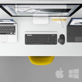 Logitech MX Master 2S Ratón Inalámbrico Ergonómico Flow Multi-Dispositivo 4000 DPI Darkfield Recargable PC/Mac