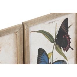 Cuadro Shabby DKD Home Decor Multicolor Beige 2 x 50 x 40 cm (4 Unidades) Cuadro Shabby DKD Home Decor Multicolor Beige 2 x 50 x 40 cm (4 Unidades)