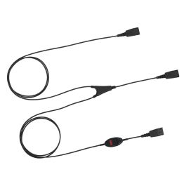 Jabra 8800-02-01 Cable QD a 2x QD con Mute-Switch