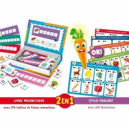 Lisciani Giochi LIS8008324110155 Bolígrafo Parlante y Juguetes Magnéticos Carotina para Aprendizaje Lúdico