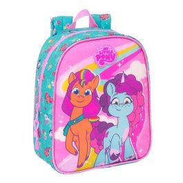 Mochila Escolar My Little Pony Magic Rosa Turquesa 22 x 27 x 10 cm Precio: 12.50000059. SKU: B173R3C62A