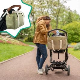 Bolso cambiador Badabulle Bowling - Gran capacidad 20L - Incluye cambiador y accesorios para cochecito, Oliva Bolso cambiador Badabulle Bowling - Gran capacidad 20L - Incluye cambiador y accesorios para cochecito, Oliva