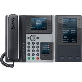 HP Poly Edge E400 Teléfono IP con 8 líneas, PoE y pantalla IPS de 3.5" Negro - Auricular con cable Precio: 135.49999991. SKU: B1K7JGRGLE