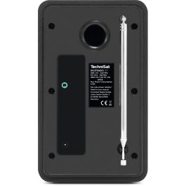 TechniSat DigitRadio 317 Radio Portátil DAB+ FM Negro con Bluetooth y Pantalla TFT 2.4"
