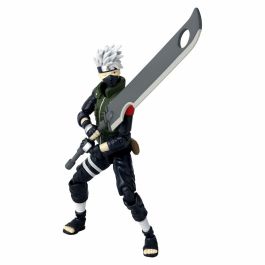 Figura Anime Heroes - Bandai - Naruto Shippuden - Kakashi Hatake (Cuarta Gran Guerra Ninja) - 17 cm