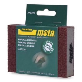 Mota Herramientas Esponja Lijadora Óxido de Aluminio Grano 220 para Pared, Metalurgia y Madera (170 x 70 x 25 mm)