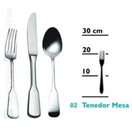 Cubiertos Euro Tenedor de Mesa de Acero (Set de 12) Precio: 7.2358. SKU: B18JEVN8ZA