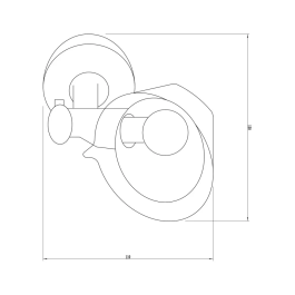 Neya Aplique Metal SKD-W1023 Pared Diseño Retro Elegante para Interiores