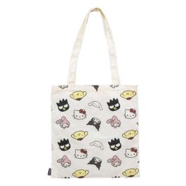 CERDÁ Bolsa Shopping Hello Kitty and Friends - Tote Bag de Poliéster y Algodón 38x40x4cm