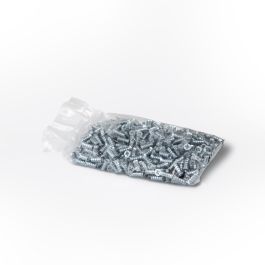 Emuca Lote de 500 tornillos, cabeza plana Pozidrive, diámetro 6,2mm, 13mm, Euro, Acero, Zincado