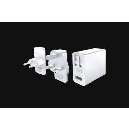 Razer RC21-01700200-R3M1 Cargador para Interior de 130W, Blanco, Compatible con Auriculares, Smartphones, Tablets, Portátiles y más