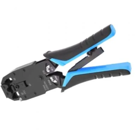 Phasak TD 019 Crimpadora Profesional para Conectores RJ11, RJ12 y RJ45 con Topes, Corte y Pelado - Compatible con Categorías Cat 5/5e/6/6A/7 Precio: 18.8881. SKU: B1E99YEH3K