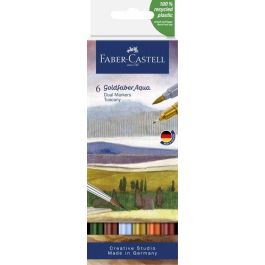Rotuladores Acuarelables Faber-Castell Goldfaber Aqua Dual Markers Estuche De 6 Tuscany Precio: 15.49999957. SKU: B1G6SNBBN9